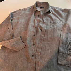 UNTUCKit Charcoal Linen Shirt